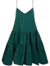N°21 Polyester Dress In Military Green