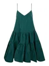 N°21 Polyester Dress In Verde