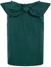 N°21 Polyester Skirt In Military Green