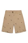 N°21 Motif-embroidered Shorts In Beige