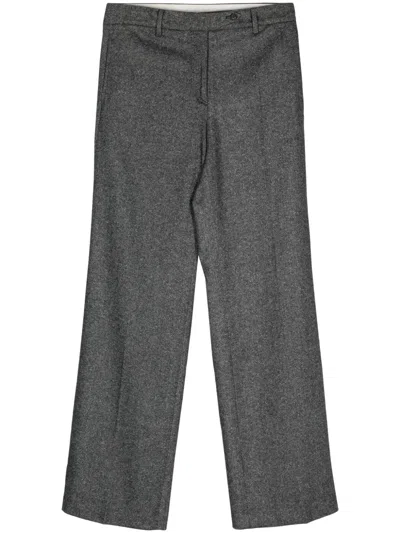 N°21 Pressed-crease Trousers In Grey