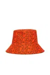 N°21 Logo-print Bucket Hat In Orange