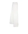 N°21 Turkey-feather Scarf In White