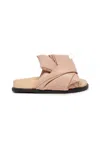 N°21 Sandali Fussbett Con Nodo Puffy In Nude