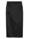 N°21 Longuette Skirt Skirts Black In Black
