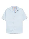 N°21 Satin Shirt In 蓝色