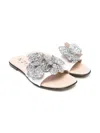 N°21 Sequin-embellished Sandals In White