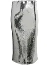 N°21 No.21 Skirt In Silver