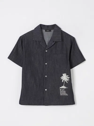 N°21 Shirt N° 21 Kids Color Denim