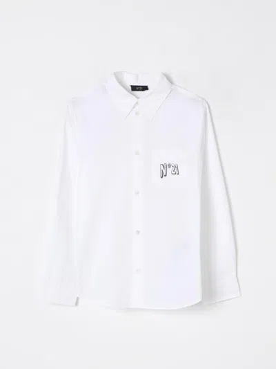 N°21 Shirt N° 21 Kids Color White