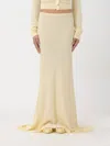 N°21 半身裙 N° 21 女士 颜色 黄色,F47202003