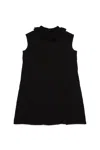 N°21 Sleeveless Crepe Dress In Black