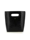 N°21 Crocodile-embossed Calf Leather Small Bag In Black