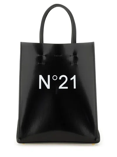 N°21 Small Shopper Bag In Black