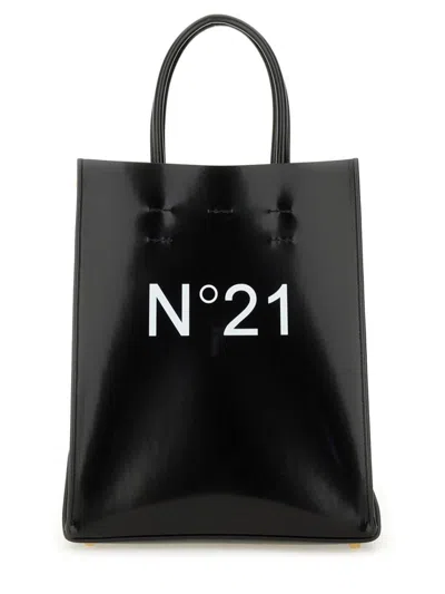 N°21 Small Shopper Bag In Black