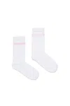 N°21 Logo-jacquard Socks In White