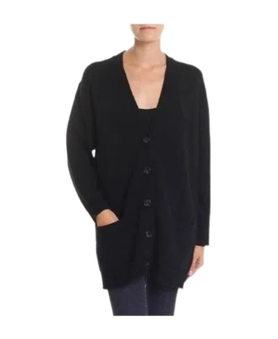 N°21 Star Patch Knitted Cardigan In Black