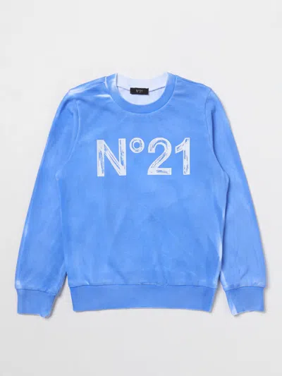 N°21 Sweater N° 21 Kids Color Blue