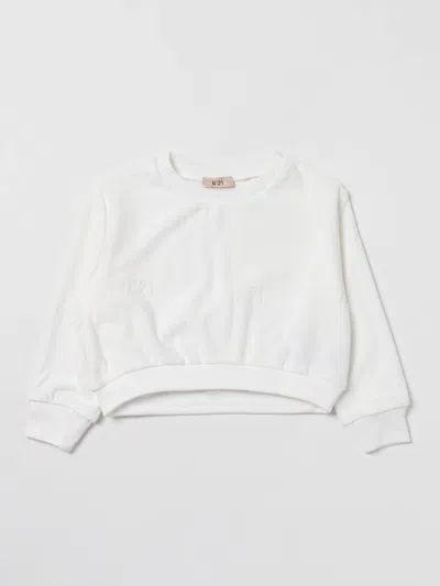 N°21 Sweater N° 21 Kids Color White
