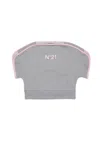 N°21 Logo-print Top In Grey