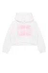 N°21 Felpa Con Grafica I Love You In White