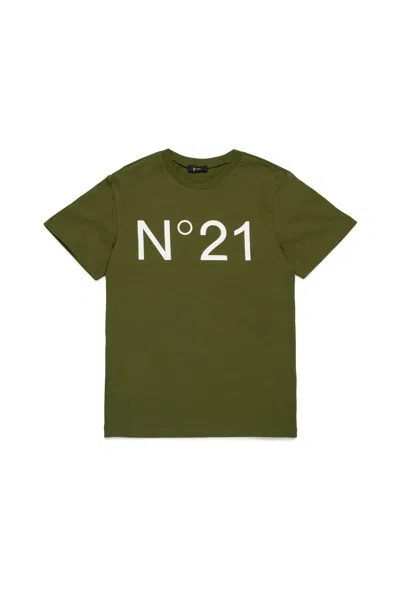 N°21 T-SHIRT IN JERSEY CON LOGO