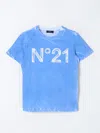 N°21 T-shirt N° 21 Kids Color Blue