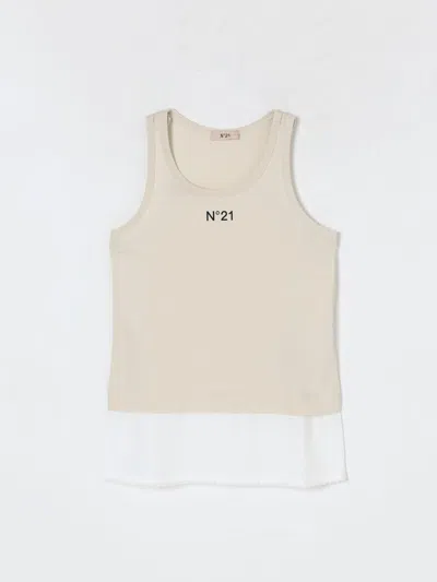 N°21 T-shirt N° 21 Kids Color Champagne