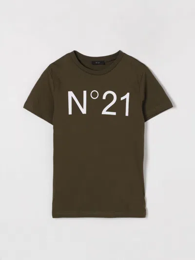 N°21 T-shirt N° 21 Kids Color Green