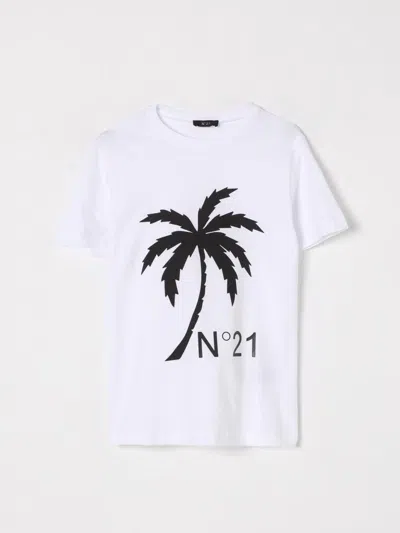 N°21 T-shirt N° 21 Kids Color White