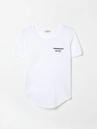 N°21 T-shirt N° 21 Kids Color White