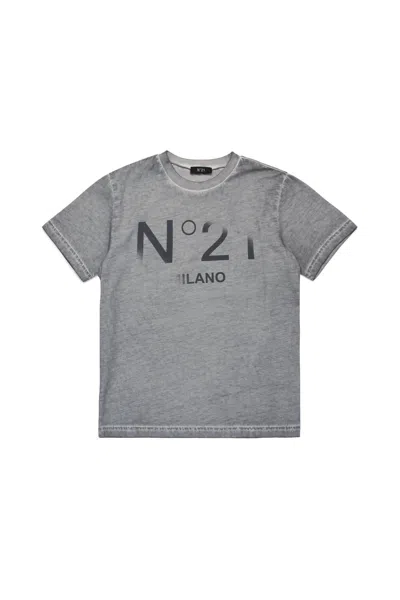 N°21 T-shirt N° 21 Kids Color Grey