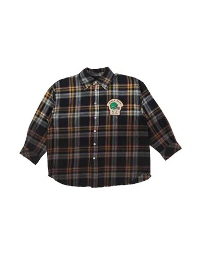 N°21 Babies' Toddler Boy Shirt Midnight Blue Size 6 Cotton, Polyester