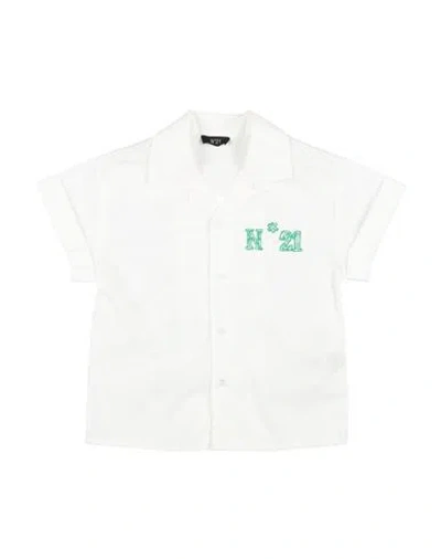 N°21 Babies' Toddler Boy Shirt White Size 4 Cotton