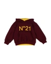 N°21 Toddler Boy Sweatshirt Burgundy Size 6 Cotton In Red