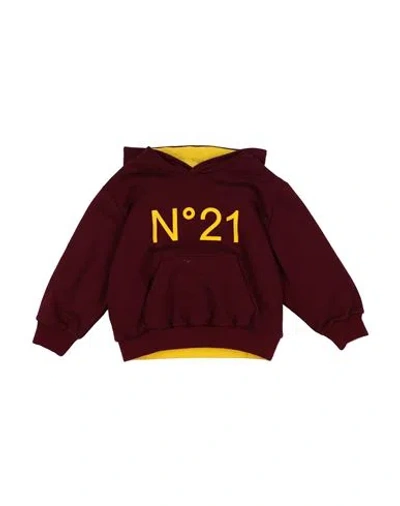 N°21 Babies' Toddler Boy Sweatshirt Burgundy Size 6 Cotton In Red