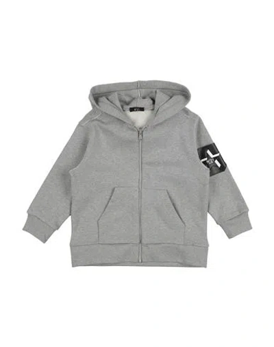N°21 Babies' Toddler Boy Sweatshirt Grey Size 6 Cotton, Polyurethane