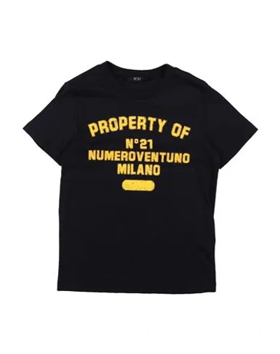 N°21 Babies' Toddler Boy T-shirt Midnight Blue Size 6 Cotton