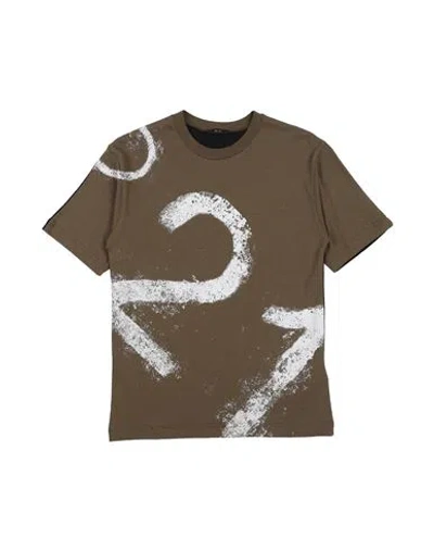 N°21 Babies' Toddler Boy T-shirt Military Green Size 6 Cotton