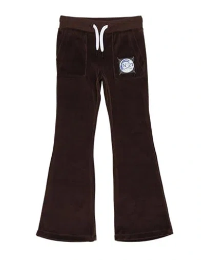 N°21 Babies' Toddler Girl Pants Brown Size 6 Cotton, Polyester
