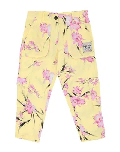 N°21 Babies' Toddler Girl Pants Yellow Size 6 Viscose