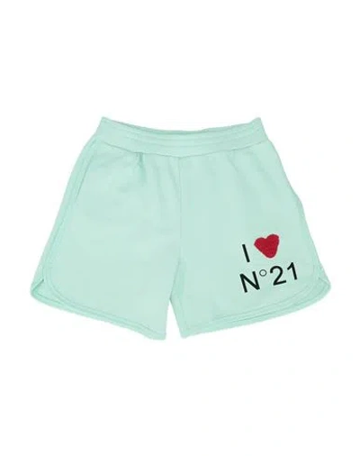 N°21 Babies' Toddler Girl Shorts & Bermuda Shorts Light Green Size 6 Cotton