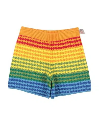 N°21 Babies' Toddler Girl Shorts & Bermuda Shorts Orange Size 6 Cotton