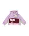 N°21 TODDLER GIRL SWEATSHIRT LIGHT PURPLE SIZE 6 COTTON, POLYESTER, ELASTANE