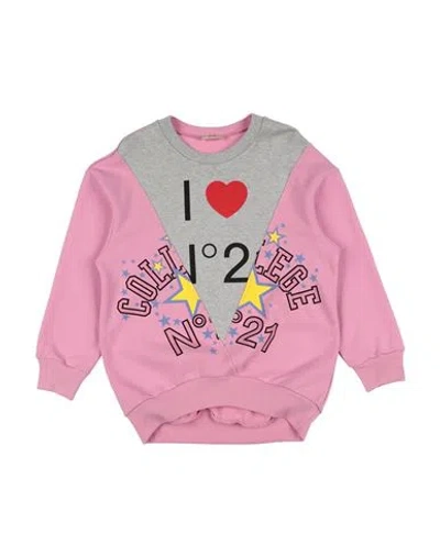 N°21 Babies' Toddler Girl Sweatshirt Pink Size 6 Cotton
