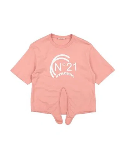 N°21 Babies' Toddler Girl T-shirt Pastel Pink Size 6 Cotton