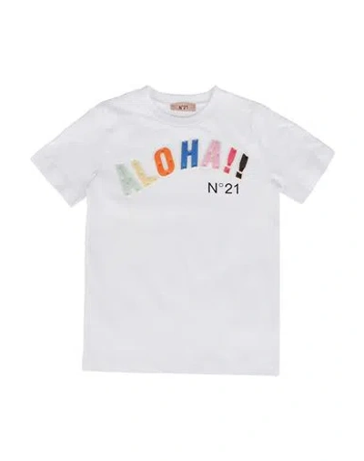 N°21 Babies' Toddler Girl T-shirt White Size 6 Cotton, Polyester