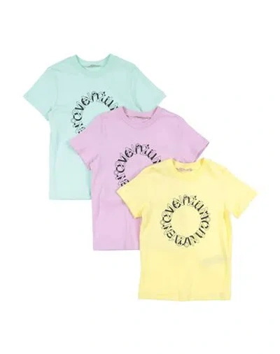 N°21 Babies' Toddler Girl T-shirt Yellow Size 6 Cotton In Multi