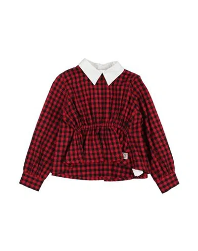 N°21 Babies' Toddler Girl Top Red Size 4 Cotton