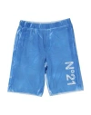 N°21 Toddler Shorts & Bermuda Shorts Light Blue Size 6 Cotton In Blue
